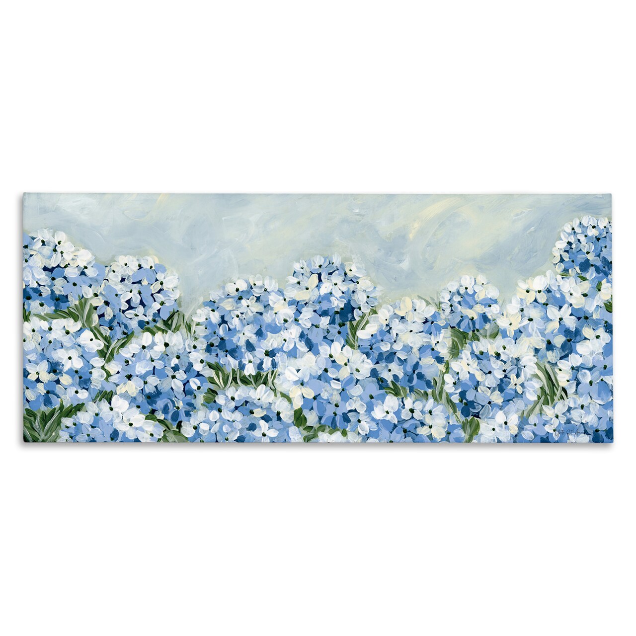 Stupell Industries Blue Hydrangea Meadow Canvas Wall Art Design by Yvette St. Amant